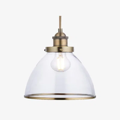 Pagazzi Brunswick Easy-Fit Antique Brass Pendant