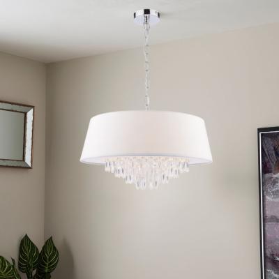 Pagazzi Graca Ivory & Crystal Ceiling Pendant