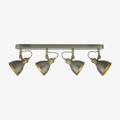 Pagazzi Governor 4 Light Antique Brass Bar Ceiling Light