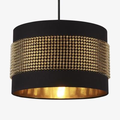 Pagazzi Lenny Black &amp; Gold Pendant Shade