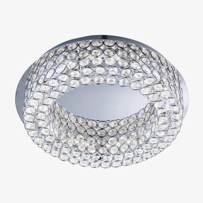 Pagazzi Searchlight LED Flush Ceiling Light Polished Chrome