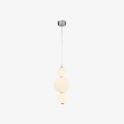 Pagazzi Snowball Chrome Opal Glass Ceiling Pendant