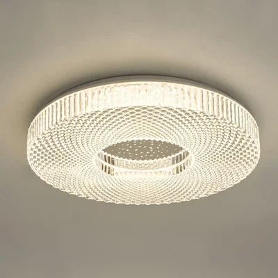 Pagazzi Cimona Large Acrylic LED Flush Ceiling Light