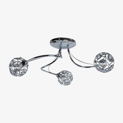 Pagazzi Gabor 3 Light Ceiling Light Polished Chrome