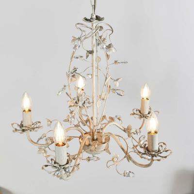 Pagazzi Lullaby 5 Light Cream & Gold Pendant Ceiling Light