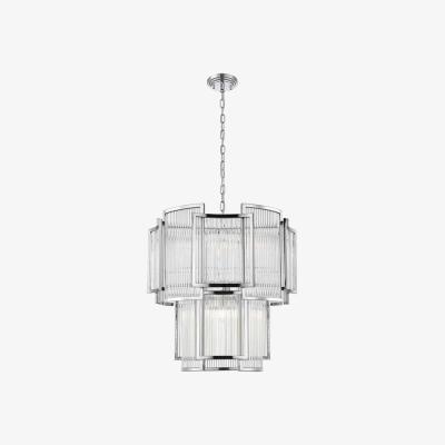 Pagazzi Antigua 8-Light Chrome Ceiling Pendant