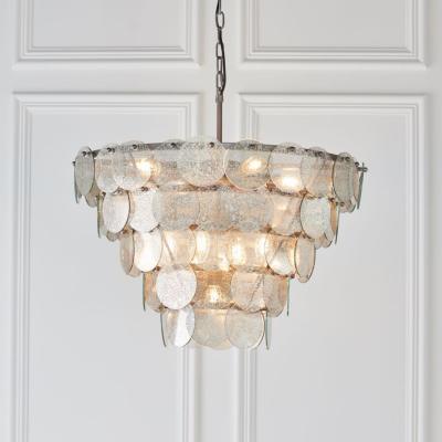 Pagazzi Kimana 9 Light Antique Silver Pendant Ceiling Light