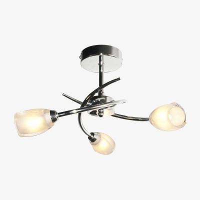 Pagazzi Spike 3 Light Semi Flush Ceiling Light