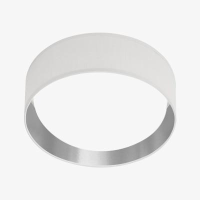 Pagazzi Gianna LED Warm White Flush Ceiling Light with Silver Lining