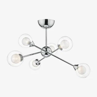 Pagazzi Zeke 6 Light Semi-Flush Ceiling Light
