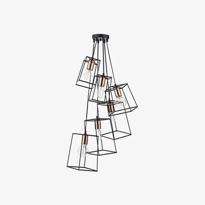Pagazzi RAINA 6-LIGHT BLACK
