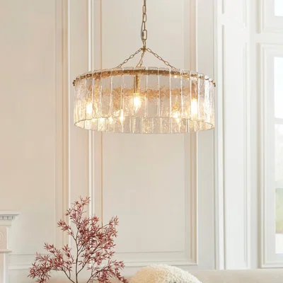 Pagazzi Karine 5 Light Pendant Brushed Aged Brass