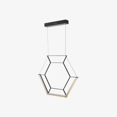 Pagazzi Hexagon LED 1 Ceiling Light Black