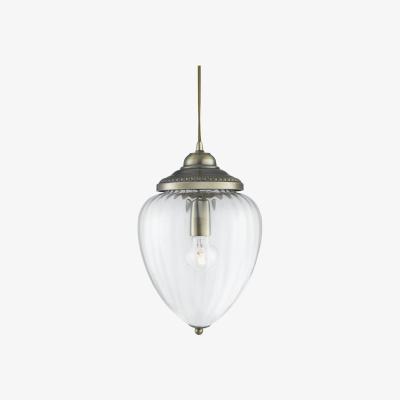 Pagazzi Searchlight Lantern Light Antique Brass Ceiling Light