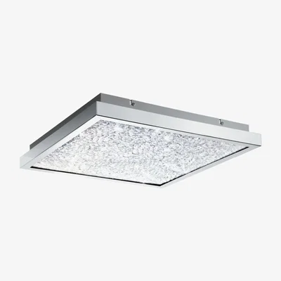 Pagazzi Eglo Cardito Small LED Cool White Chrome Flush Ceiling Light