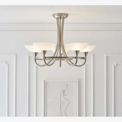 Pagazzi Cagney 5 Light Ceiling Light Satin Chrome