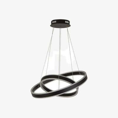 Pagazzi Lewis LED Double Black Ceiling Pendant