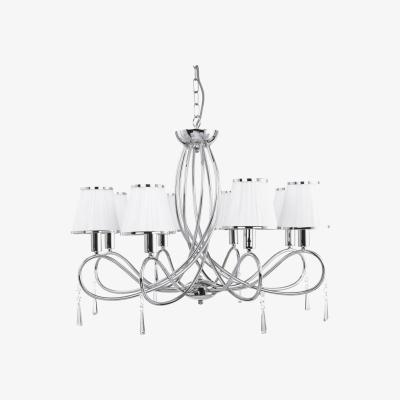 Pagazzi Searchlight Simplicity 8 Light Ceiling Light Polished Chrome