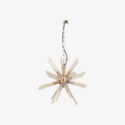 Pagazzi Estella 8 Light Gold and Glass Pentant Ceiling Light