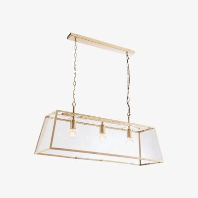 Pagazzi Hurst 3 Light Antique Brass Ceiling Pendant