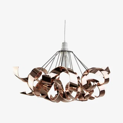 Pagazzi Lyndsay Pendant Light Shade Rose Gold