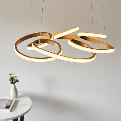 Pagazzi Kaja LED Gold Ceiling Pendant