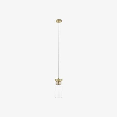 Pagazzi Tarsilla Antique Brass & Glass Ceiling Pendant