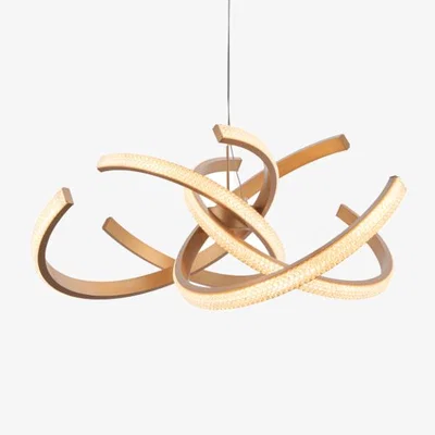 Pagazzi Lorenzo LED Satin Gold Ceiling Pendant