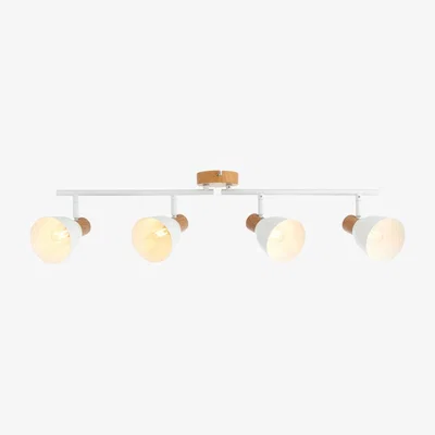 Pagazzi Seaton Matte White 4-Spot Bar