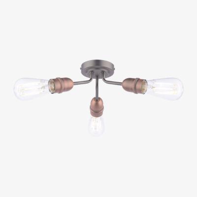 Pagazzi Vitor Industrial 3 Light Semi Flush Light