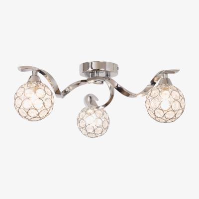Pagazzi Zana 3 Light Semi Flush Ceiling Light