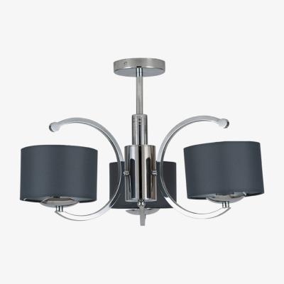 Pagazzi Arcadia 3 Light Ceiling Light Polished Chrome
