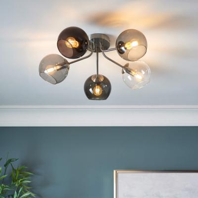 Pagazzi Branco 5 Light Semi-Flush