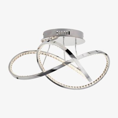 Pagazzi Niquita 25.2W LED Polished Chrome Flush Ceiling Light