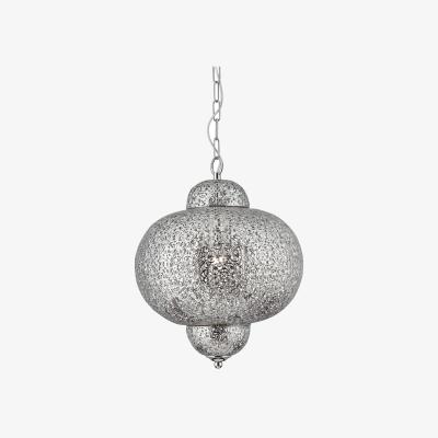 Pagazzi Moroccan Pendant Ceiling Light Silver