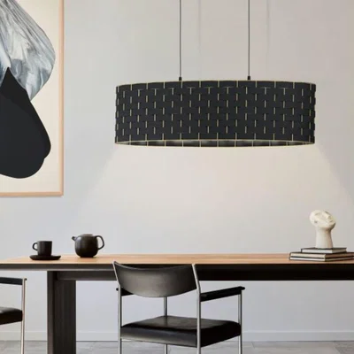 Pagazzi Marasales 2 Light Black Linear Pendant