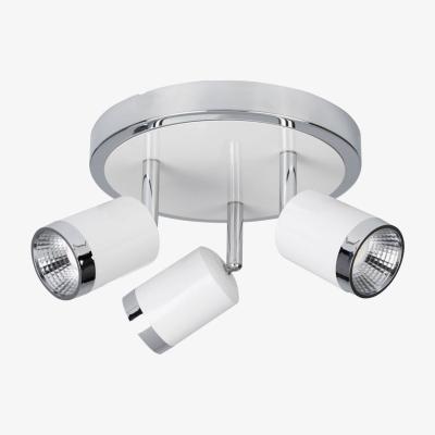 Pagazzi Kaya 3 Light LED Spotlight Plate Polished Chrome