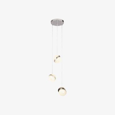 Pagazzi Whitney 3 Light Polished Chrome Ceiling Pendant