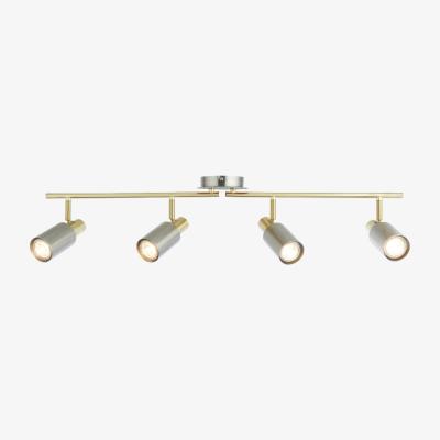 Pagazzi Hayes Matte Nickel 4-Light Spotlight Bar