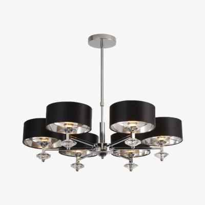 Pagazzi Ontario 6 Light Chrome Ceiling Pendant