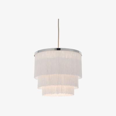 Pagazzi Itziar White and Chrome Ceiling Pendant