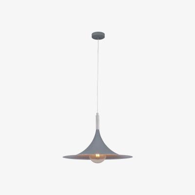 Pagazzi Large Matt Grey 1 Light Ceiling Pendant