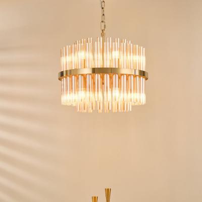 Pagazzi Imani 12-Light Natural Brass Pendant