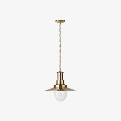 Pagazzi Fisherman Ceiling Light Antique Brass