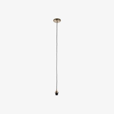 Pagazzi Antique Brass 1-Light Pendant Cable
