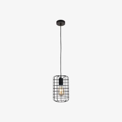 Pagazzi Aristo Cage 1 Light Pendant Black
