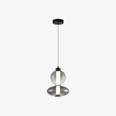 Pagazzi Daphne Black Glass Pendant Light