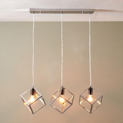 Pagazzi Alessio Nickel Metal Three Cube Pendant