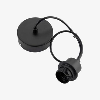 Pagazzi Cable Set Black Steel Pendant Lamp Holder