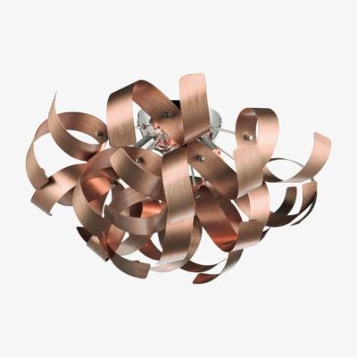 Pagazzi Seren Copper Flush Ceiling Light